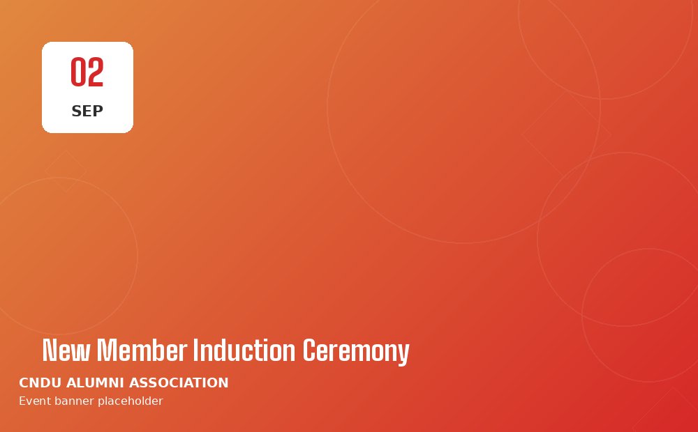 New Member Induction Ceremony
